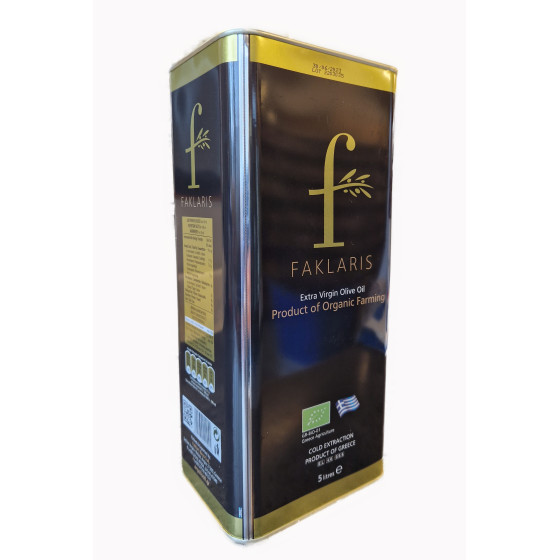 Bio Extra Virgin Greek Olive Oil 5 Liters